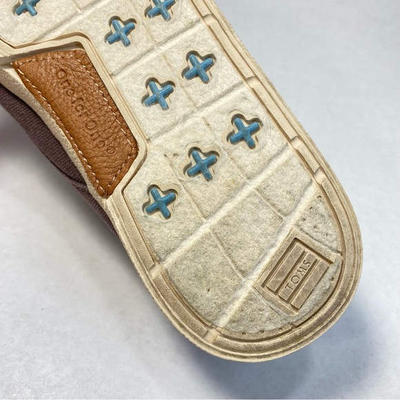 Toms Canvas Lace Up Casual Sneakers Ladies Brown/ Tan Shoes Sneakers; Women’s 7 - Picture 13 of 16